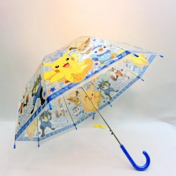 NWT Pokemon Unisex Vinyl Jumpstart Stick Umbrella . 55cm - Picture 5 of 9
